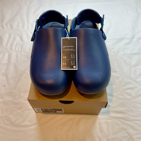 Nike Other - NWT Nike Calm Navy Men's Mule Size 10